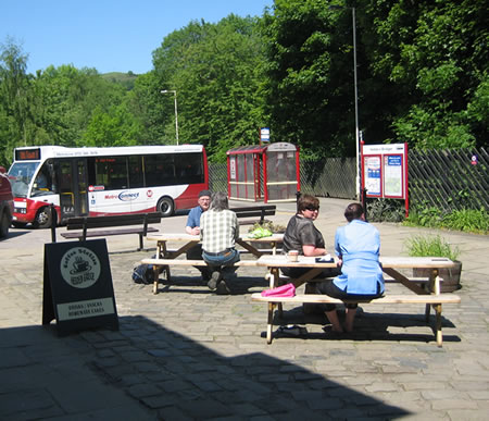 Station forecourt